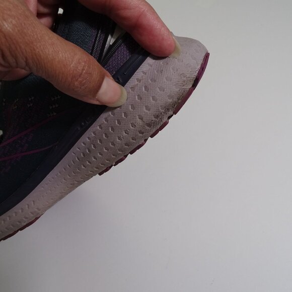 Brooks Glycerin 19 Women Running Shoes Size 9 B Purple Grey Lace Up 1203431b572 - Picture 12 of 13